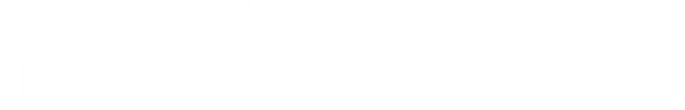 Logotipos Plan de Recuperación de España y Next Generation